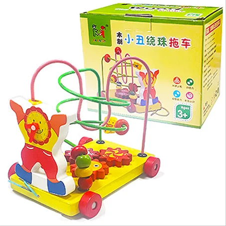 Wood The Clown – Jouet en Bois pour Enfants