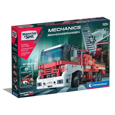 Kit de Construction : Camion de Pompiers et 4 Véhicules (5 en 1)