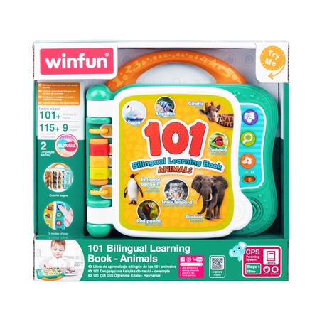 Livre d'apprentissage bilingue 101 - Animaux - Winfun