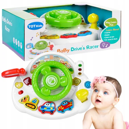 VOLANT INTERACTIF POUR TOUT-PETIT AVEC SON MUSIQUE