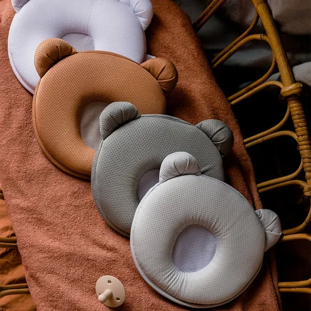 Coussin cale tête bébé P'tit Panda Air+ cassonade - Candide