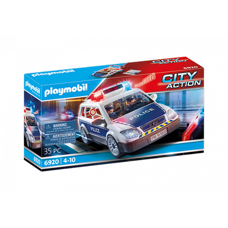 Voiture de Policier avec Gyrophare