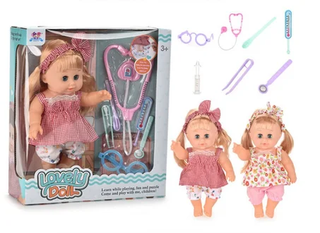 Poupée Bébé Avec set de docteur