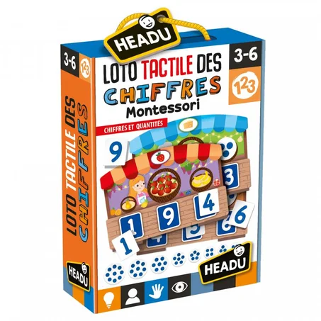 Loto Tactile des Chiffres Montessori – Chiffres et Quantités