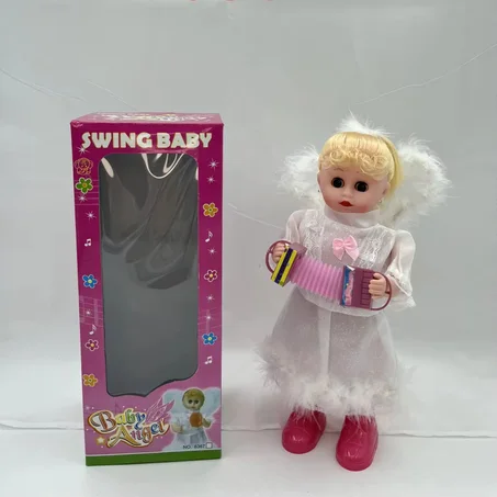 Poupée ange à orgue électrique