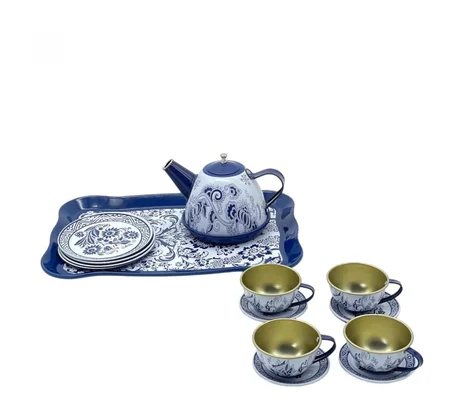 Service à thé en métal