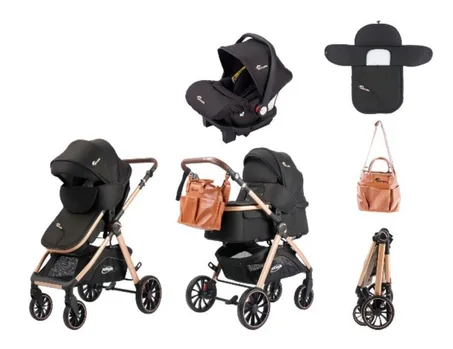 Poussette 3 en 1 - Kidilo