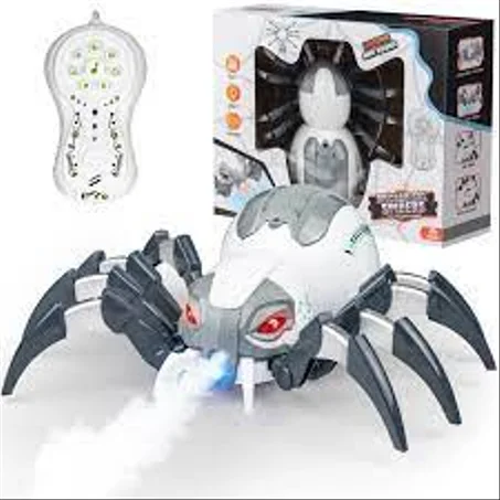 Araignée r/c-blanc-gris