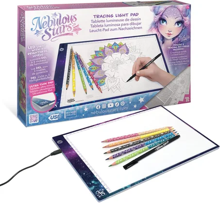 Nebulous Stars : Bloc de Lumière pour Traçage et Coloriage