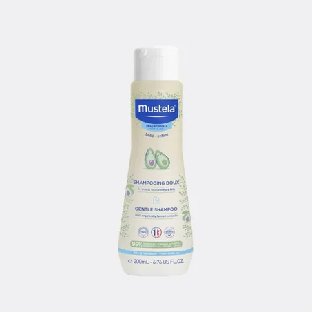 Shampoing doux bébé à l’avocat BIO 200ml - Mustela
