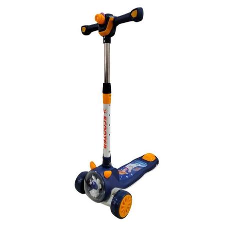 Trottinette à Planche Réglable avec Projecteur LED et Dessin Lumineux