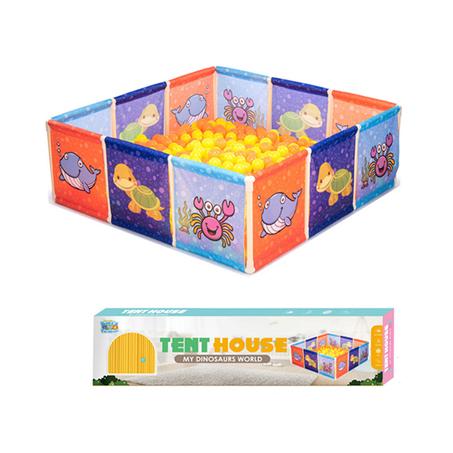 Parc pour enfants avec 40 balles marines