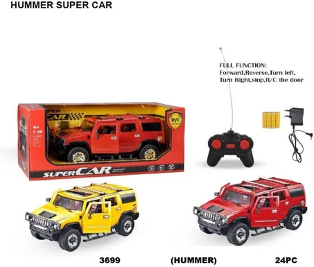 TRUEMOVE HUMMER SUPER CAR - POUR GARÇONS ET FILLES   (Rouge / Jaune)