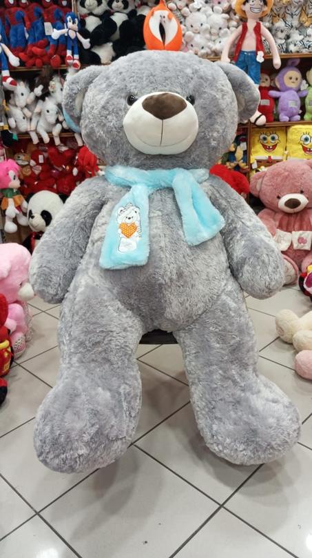 Nounours Géant Gris- 160 cm