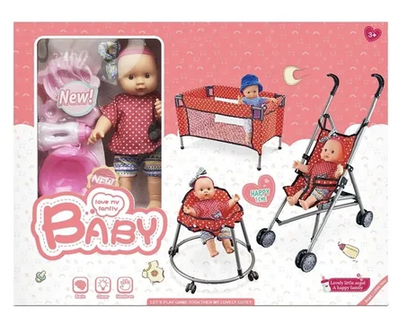 Ensemble de poupées 3 en 1