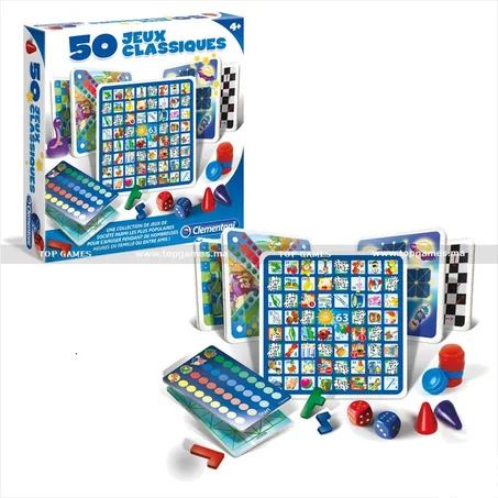 Coffret 50 jeux classiques