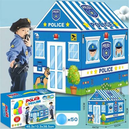 Tente pour enfants - police