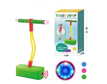 Bâton de saut Pogo en mousse pour enfants
