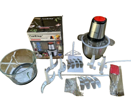 Hachoir cooking Germany 2in1  Inox et Glass