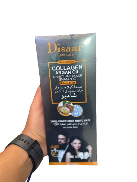 Super DISAAR 400ML Argan Oil Speedy Hair Color Shampoo
