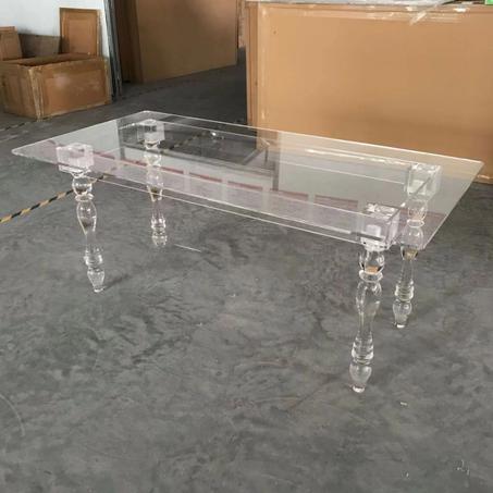 Table rectangulaire Plexiglas – 120x240CM