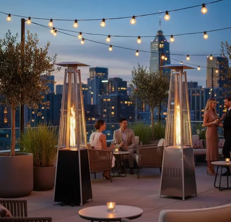 Chauffage à gaz de terrasse