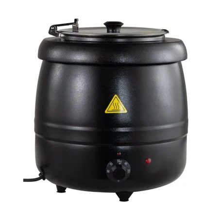 Soupier electrique noir 10L
