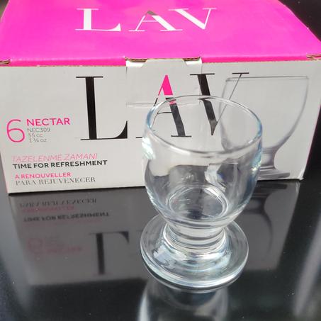Verre a lait nectar 5.5cl 12pk6pcs