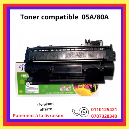Toner compatible HP 05A/80A et Canon CRG-119/ 319/ 719/ CRG-120/ 320/ 720