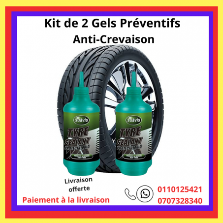 Gel Préventif De 450 Ml Anti-Crevaison