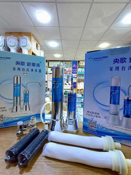 منقي مياه بنظام تنقية عملي بمراحل مزدوجة