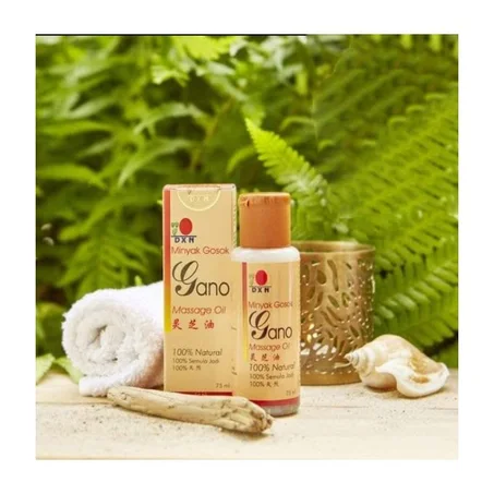 Dxn Gano Oil Massage à l'Huile de Palme & Ganoderma 75 ml-100% Pure