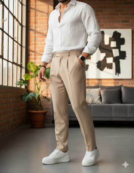 Pantalon Élégance Intemporelle – Style Old Money