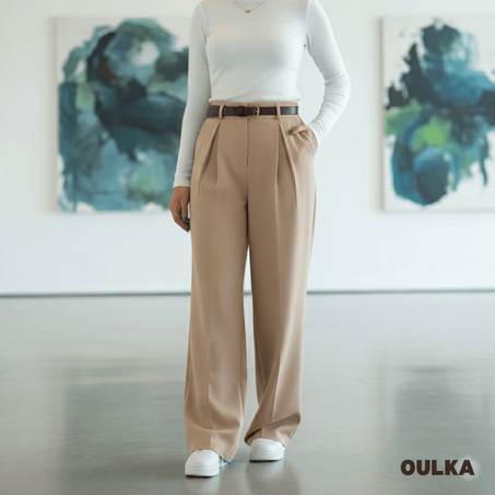 Pantalon Large Élégant - Coupe Chic