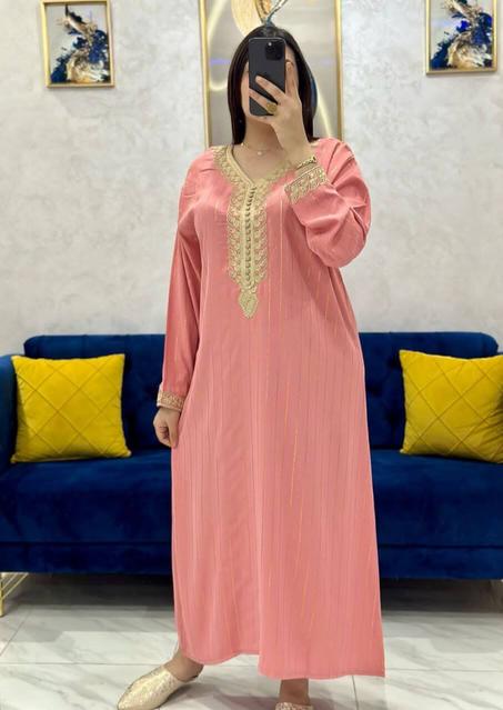 قفطان كريب كورية مطروز: تألقي بجمال مغربي أصيل!