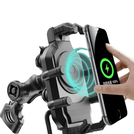 شاحن ودعامة جوال للدراجة النارية