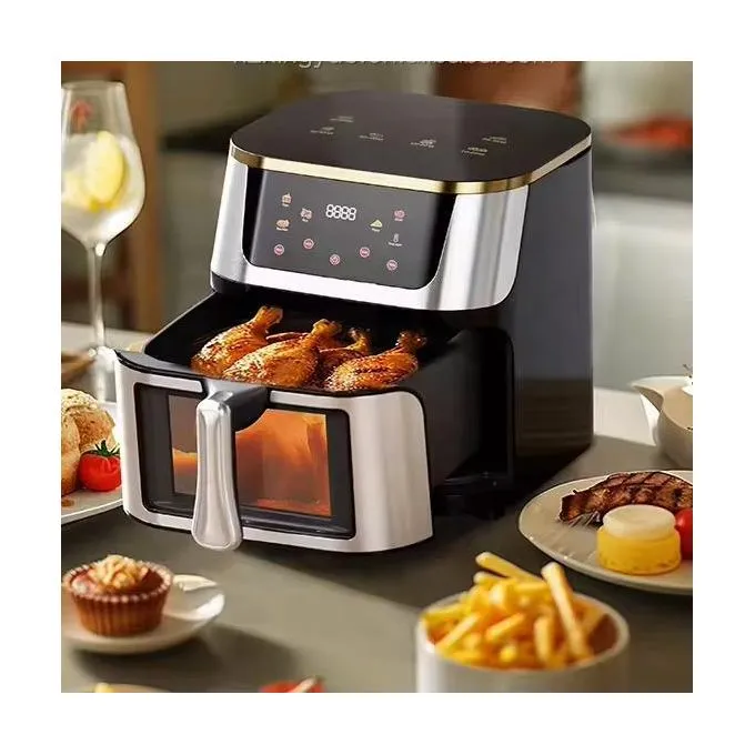 وداعًا للزيوت والدهون، ومرحبًا بالقرمشة الصحية! قلاية هوائية بسعة 10 لتر وقوة 1800 واط 🔥