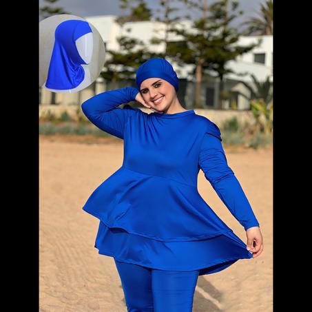 بوركيني شرعي بتصميم أنيق مكون من 3 قطع