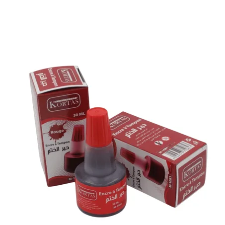 ENCRE A TOMPON ROUGE 30ML KORTAS 1081