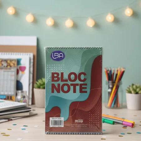 BLOC NOTE A4 SPIRAL 70 PAGE LBA25009