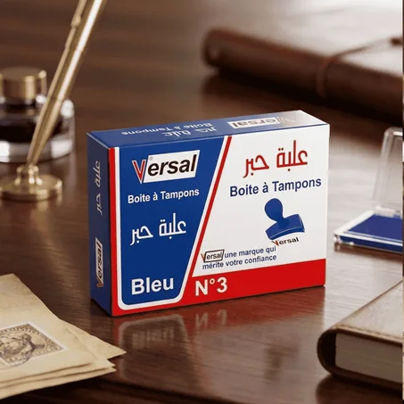 BOITE A TOMPON METAL VERSEL BLEU VR840