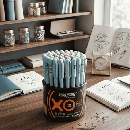 STYLO A BILLE AVEC PRES XO 7239 boite de50