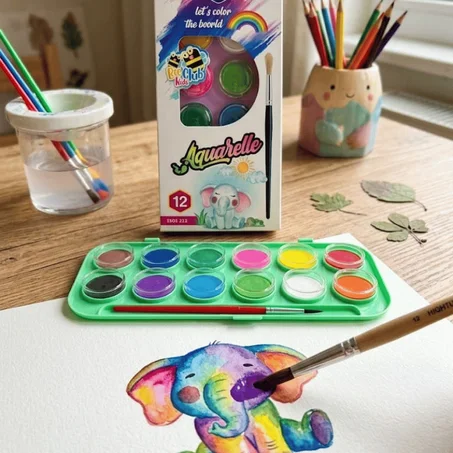 AQUARELLE DE 12 CLRS IS01-212