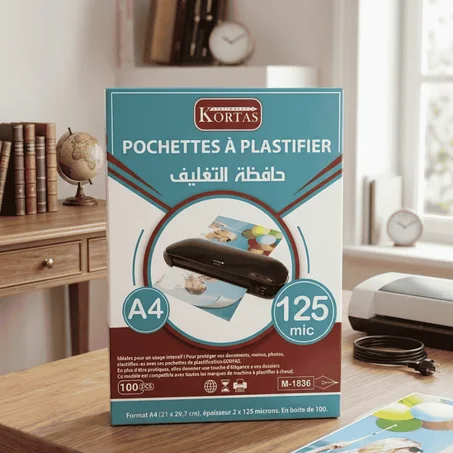 POCHETTE PLASIFICATION 125 MIC KORTAS M-1836