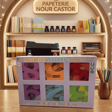 CHIFFRE  ET LETTRE MAGNETIQUE 26 PCS PL8335