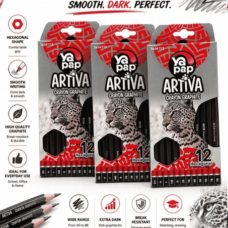 CRAYON NOIR GRAPHIQUE BTE36 YA14113 YAPAP
