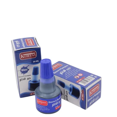 ENCRE A TOMPON BLEU 30ML KORTAS 1082