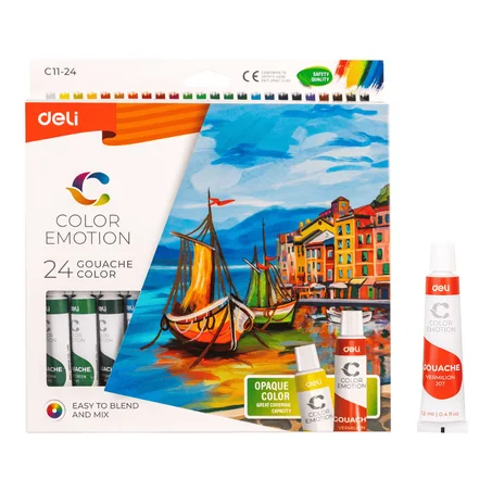 GOUACHE DE 24 COULEURS C11-24
