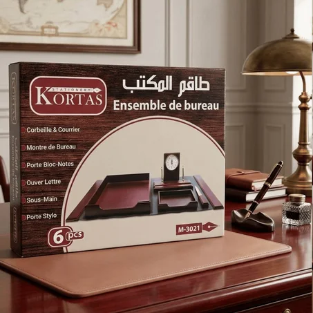ENSEMBLE DE BUREAU  6PCS KORTAS M-3021