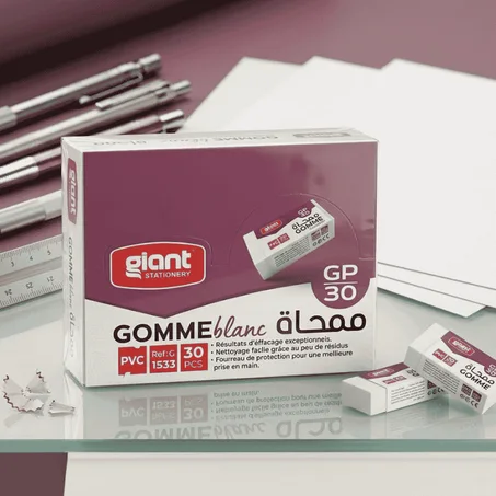 GOMME PVC BLANCHE GIANT G1533 30 PCS